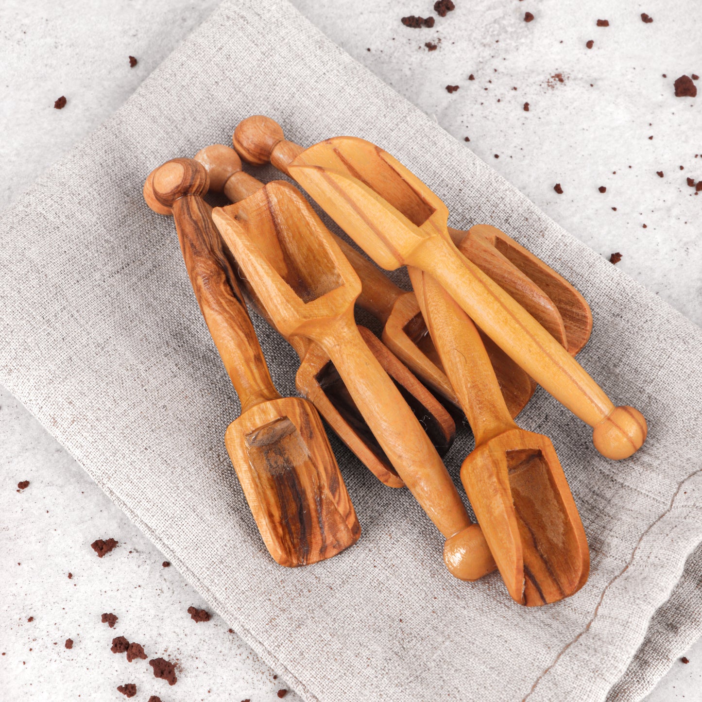 Olive Wood Mini Scoop