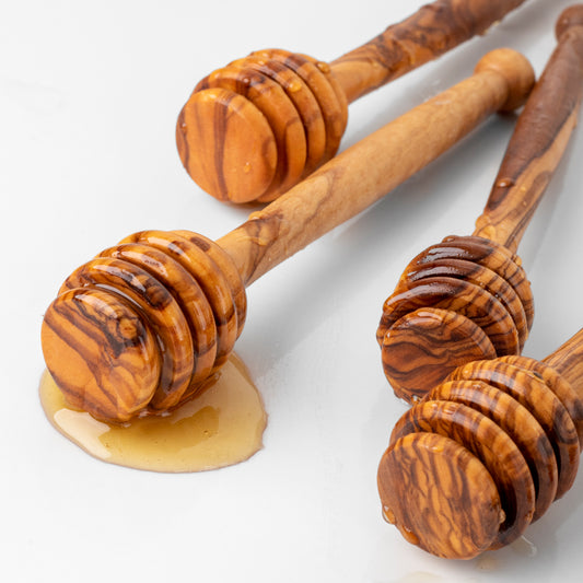 Olive Wood Honey Dipper