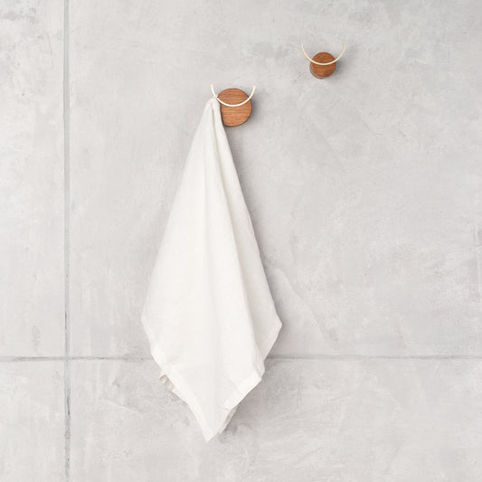 Stonewashed Linen Kitchen Towel – Off-White