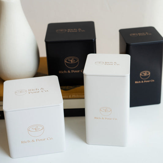 Minimal Tea Storage Tins