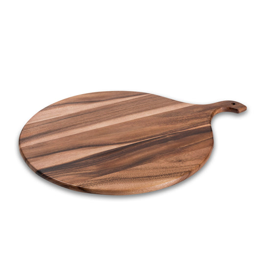 Acacia Wood Round Serving & Charcuterie Board