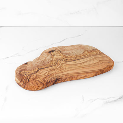 Handcrafted Olive Wood Cutting Board – Natural Edge