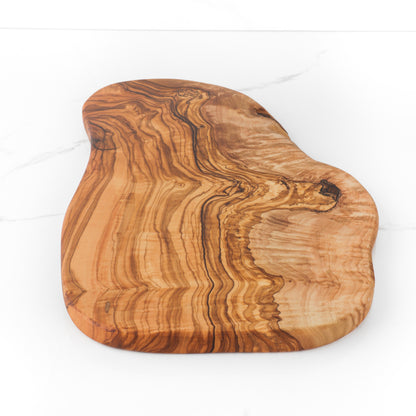 Handcrafted Olive Wood Cutting Board – Natural Edge
