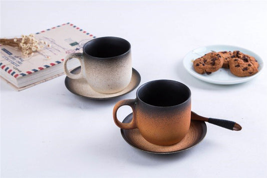 Standstone Morning Mug with Matching Saucer