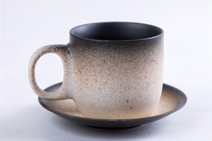 Standstone Morning Mug with Matching Saucer