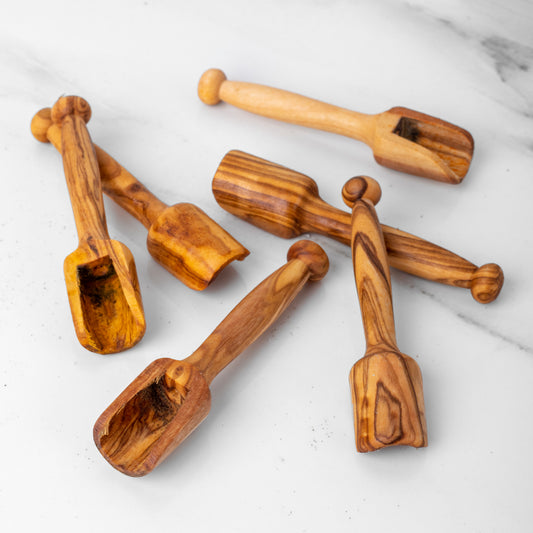 Olive Wood Mini Scoop
