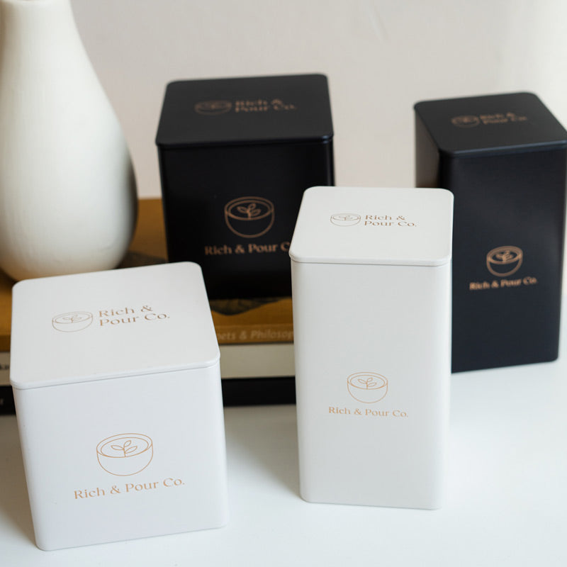 Minimal Tea Storage Tins
